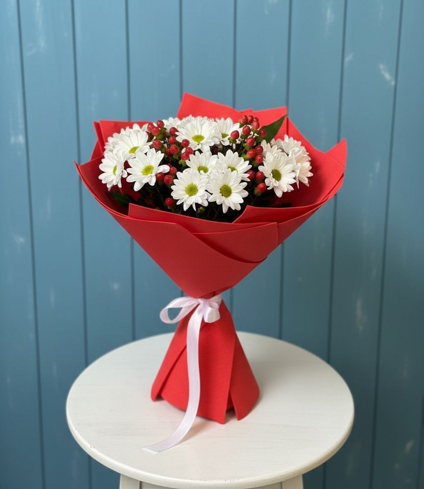 Букет цветов из: Хризантемы в Купино