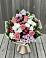 Букет цветов из: Альстромерии, Гвоздики, Розы и Хризантемы в Купино
