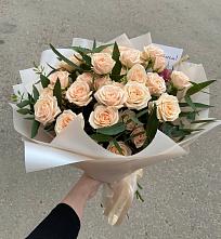 Букет Кремовые розы Латте в Купино