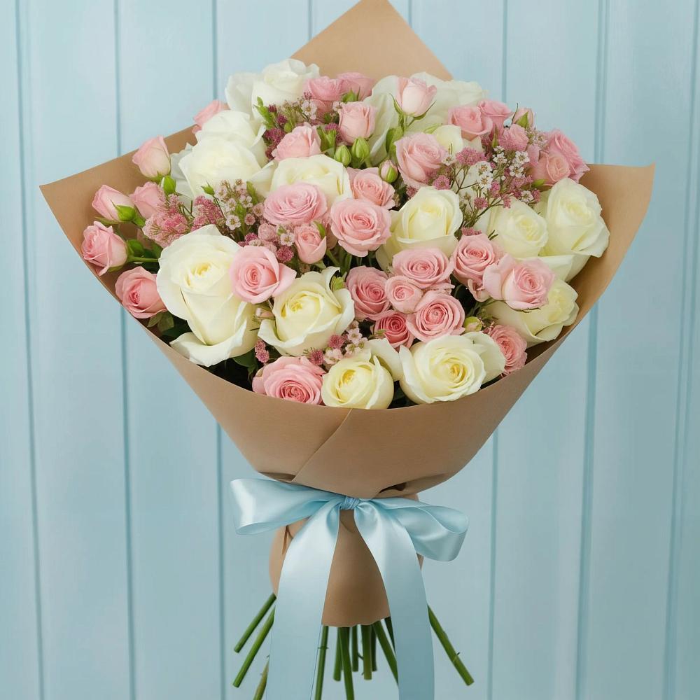 Букет цветов из: Розы в Купино