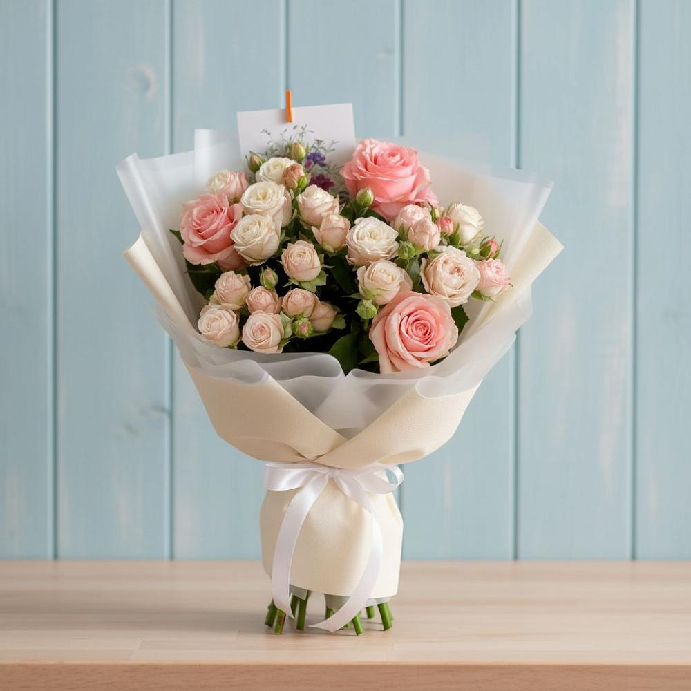 Букет цветов из: Розы в Купино