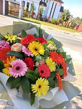 Букет цветов из:  Герберы #REPLACE_PRED# Купино