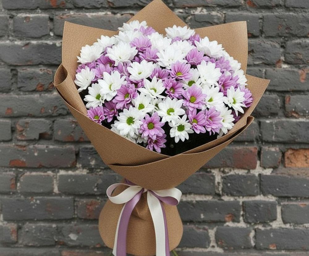 Букет цветов из: Хризантемы в Купино