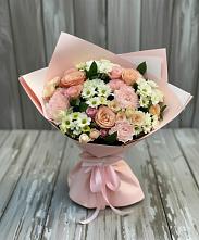Букет цветов из:  Гвоздики, Розы и Хризантемы в Купино