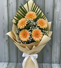 Букет цветов из:  Герберы в Купино