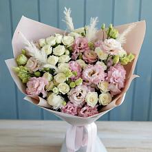 Букет цветов из:  Альстромерии и Розы в Купино