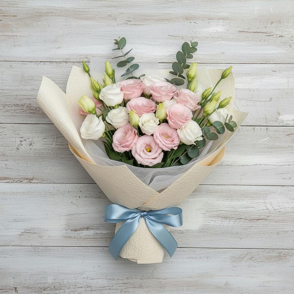 Букет цветов из: Лизиантусы в Купино